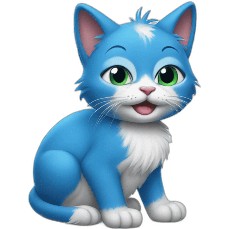 smurf cat emoji