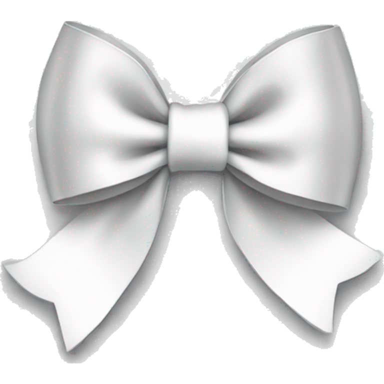 White bow emoji