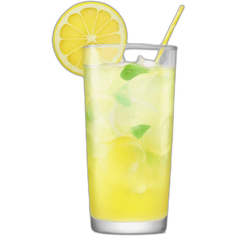 Cat drink limonade emoji