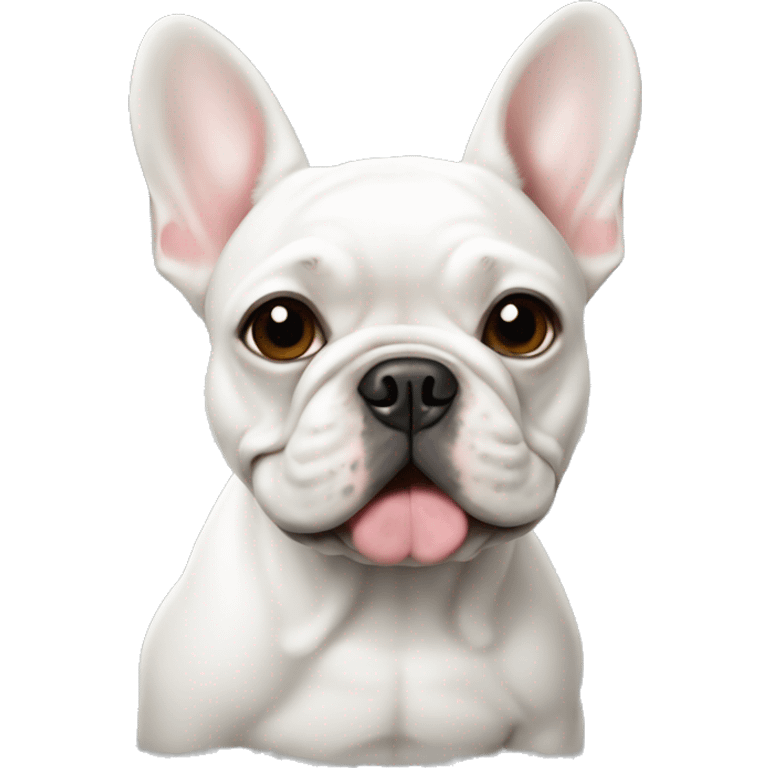 white french bulldog emoji