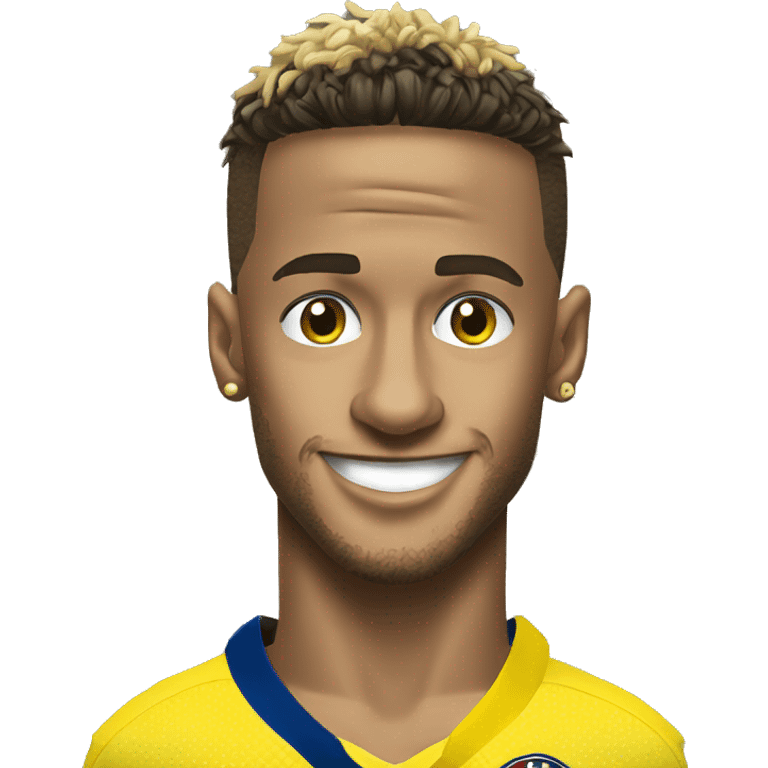 neymar com bola de ouro emoji