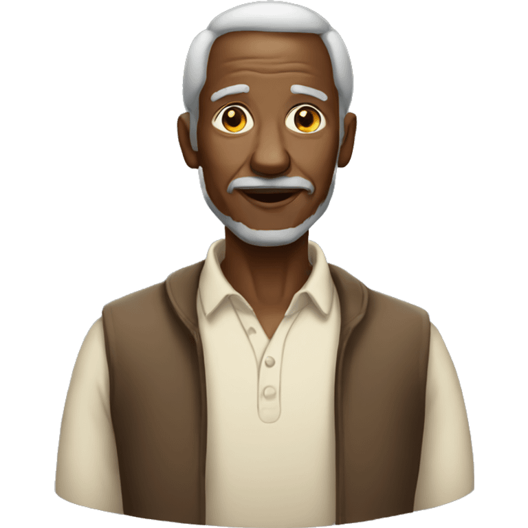 old black man emoji