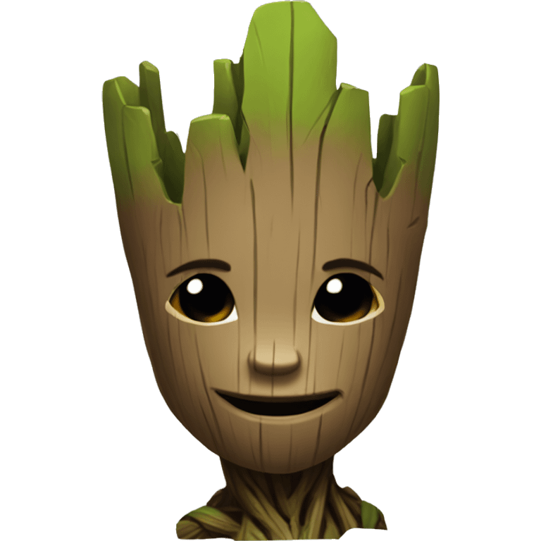 MAke a groot cartoon like mmorpg emoji