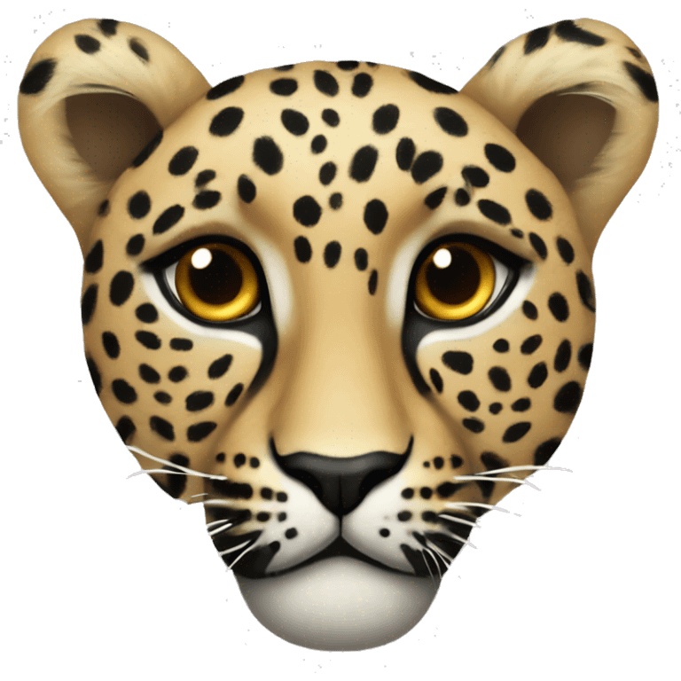 corazón estampado leopardo  emoji