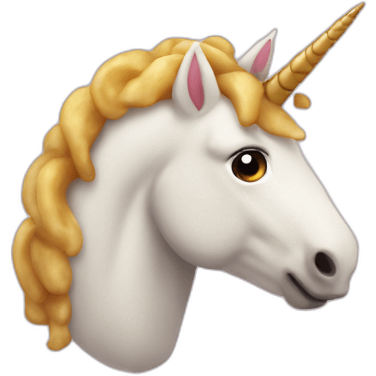 Potato faced unicorn emoji