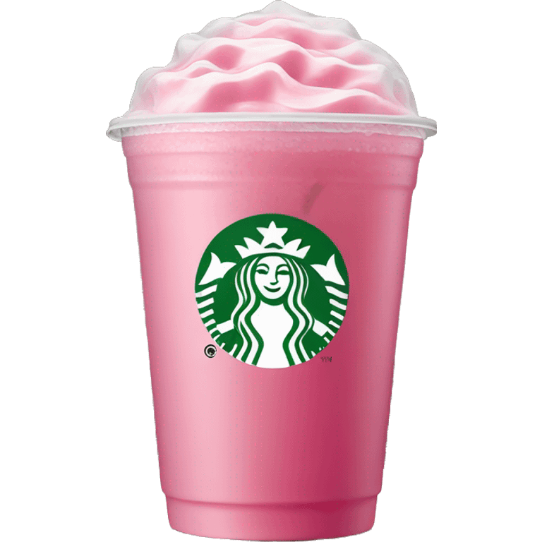 Starbucks pink drink emoji