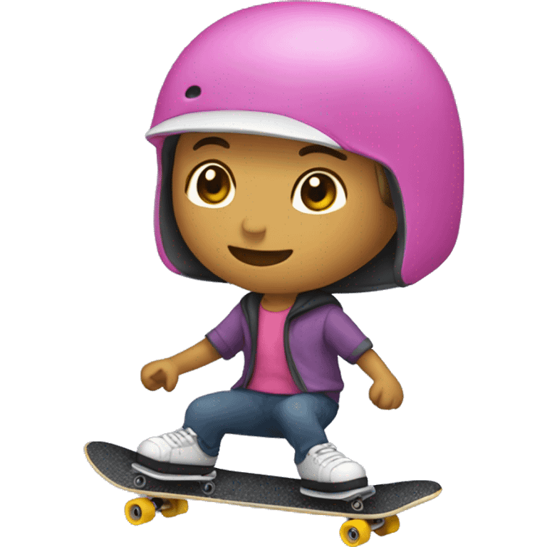 Raposa de skate emoji