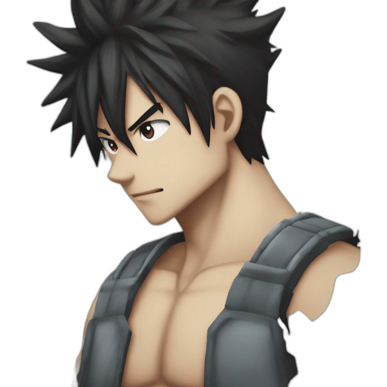 Gray fullbuster beat up by Ezra scarlet emoji