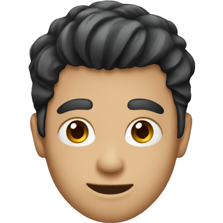 guy with dark hair emoji