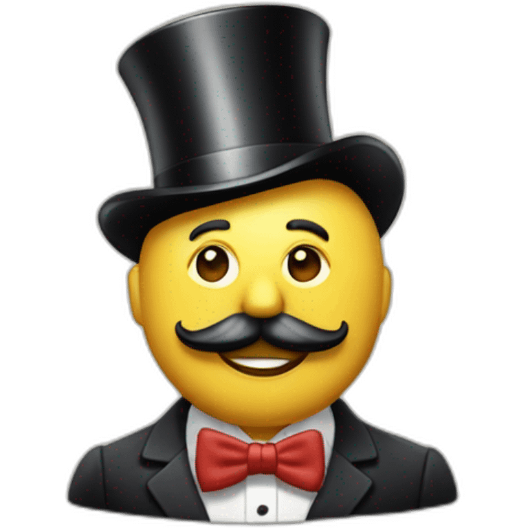 Le monsieur du monopoly emoji