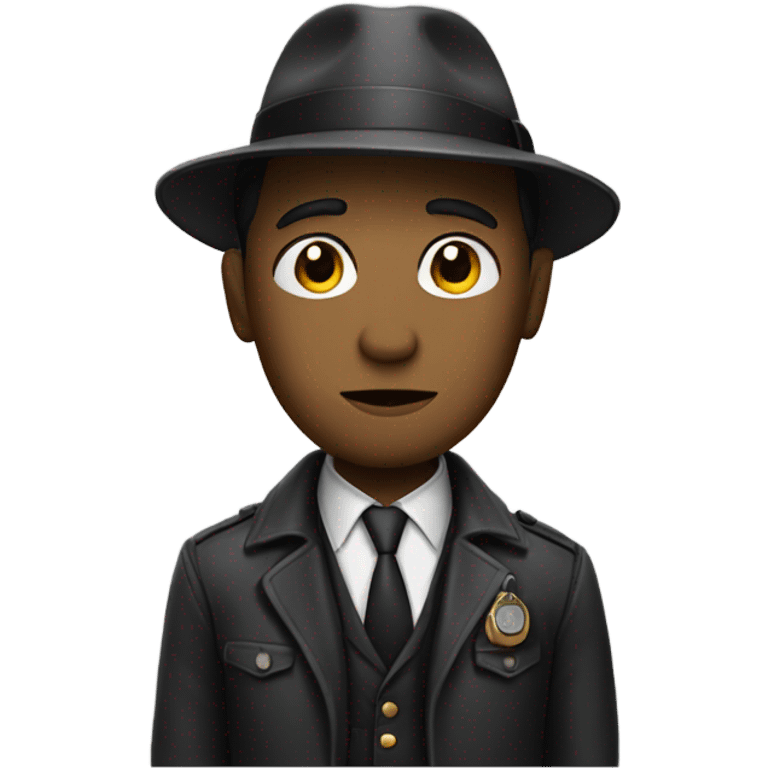 detective in stylish attire emoji