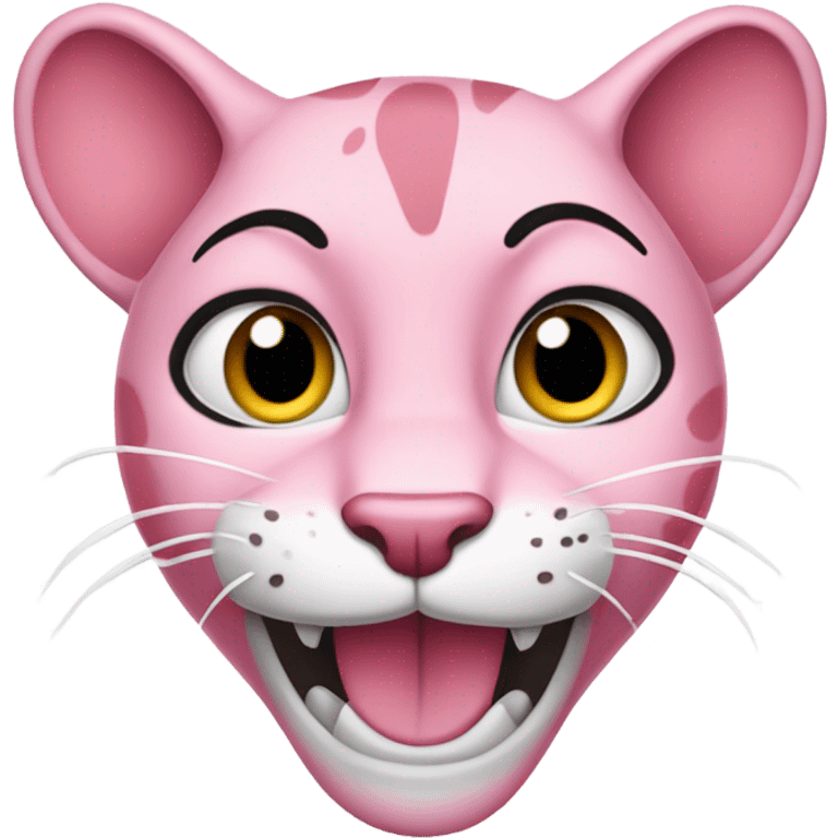 Pink panther cartoon emoji