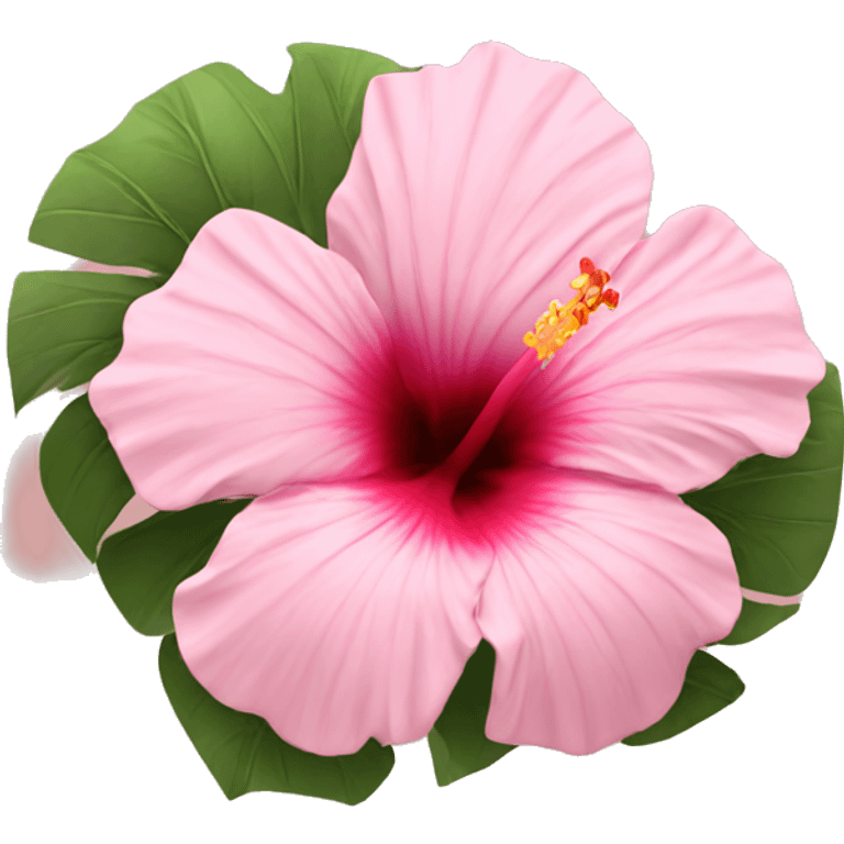 Light pink Hibiscus emoji