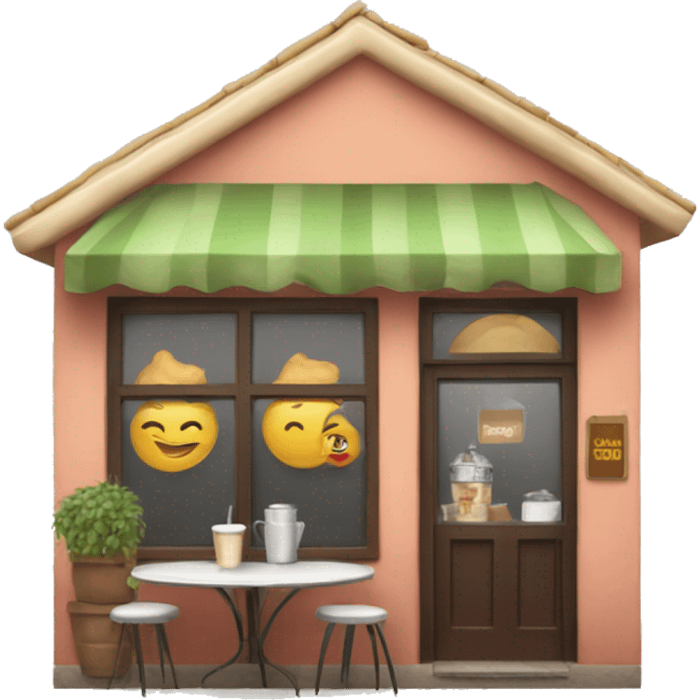 cafe  con moño emoji