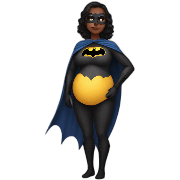 pregnant batman emoji