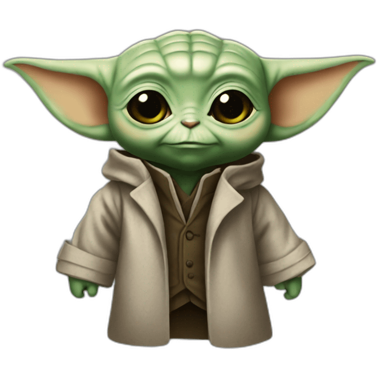  BABY YODA WEARING A SUIT emoji