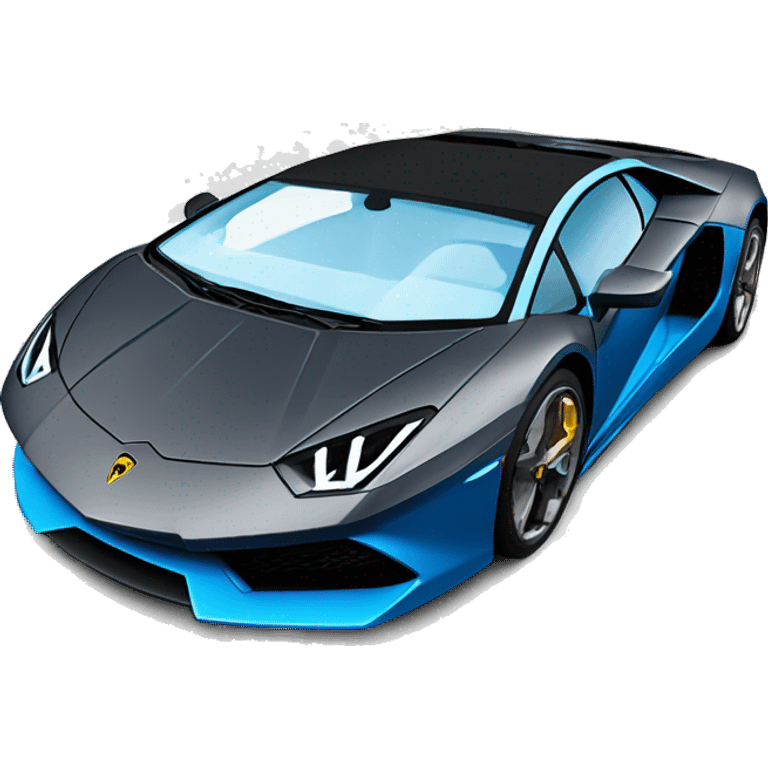 Blue 2024 Lamborghini STO emoji