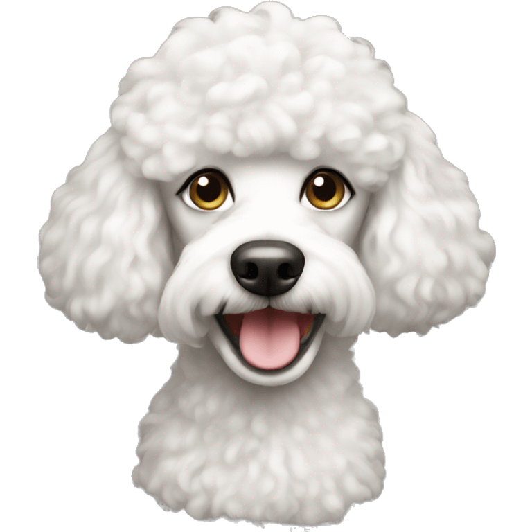 white poodle  emoji