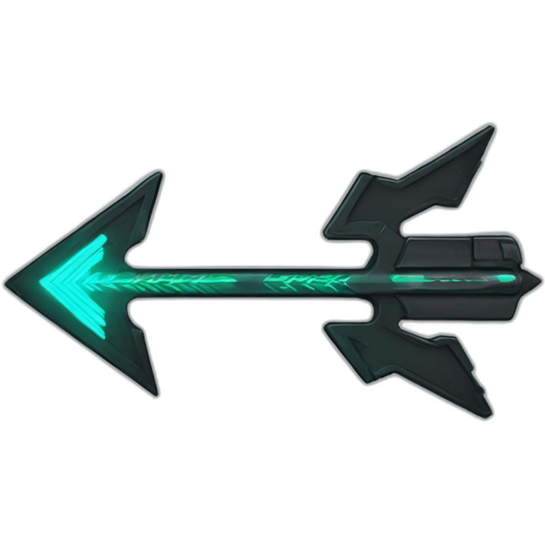 cyberpunk style arrow emoji