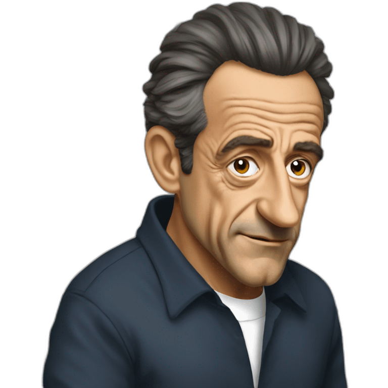 Sarkozy en prison emoji