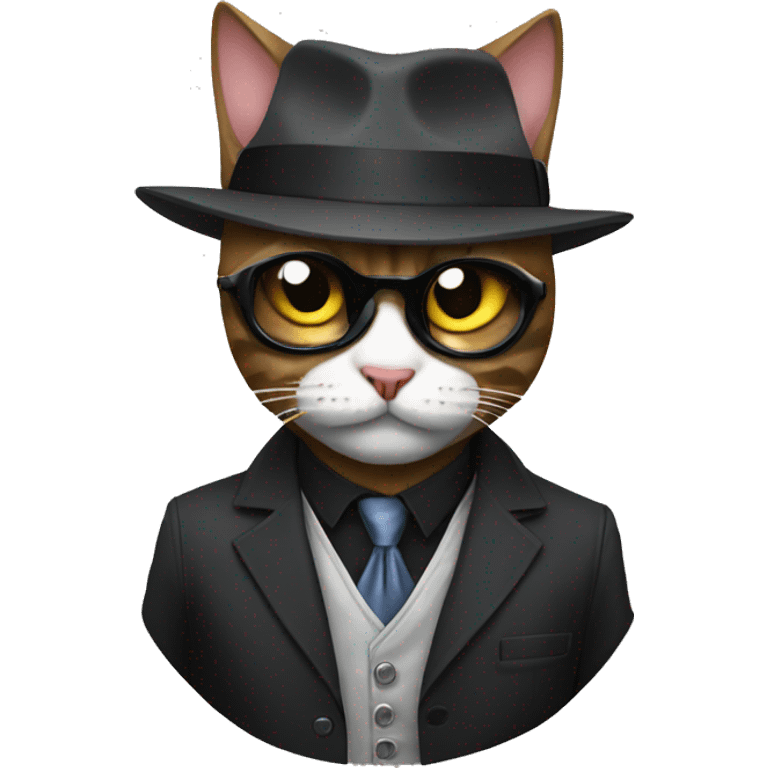 Gangster cat emoji