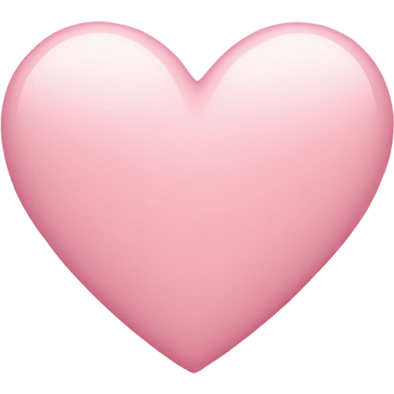 light pink heart emoji