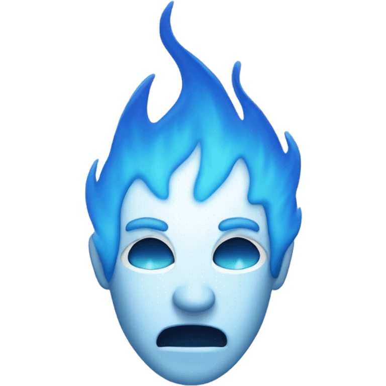 blue flame emoji