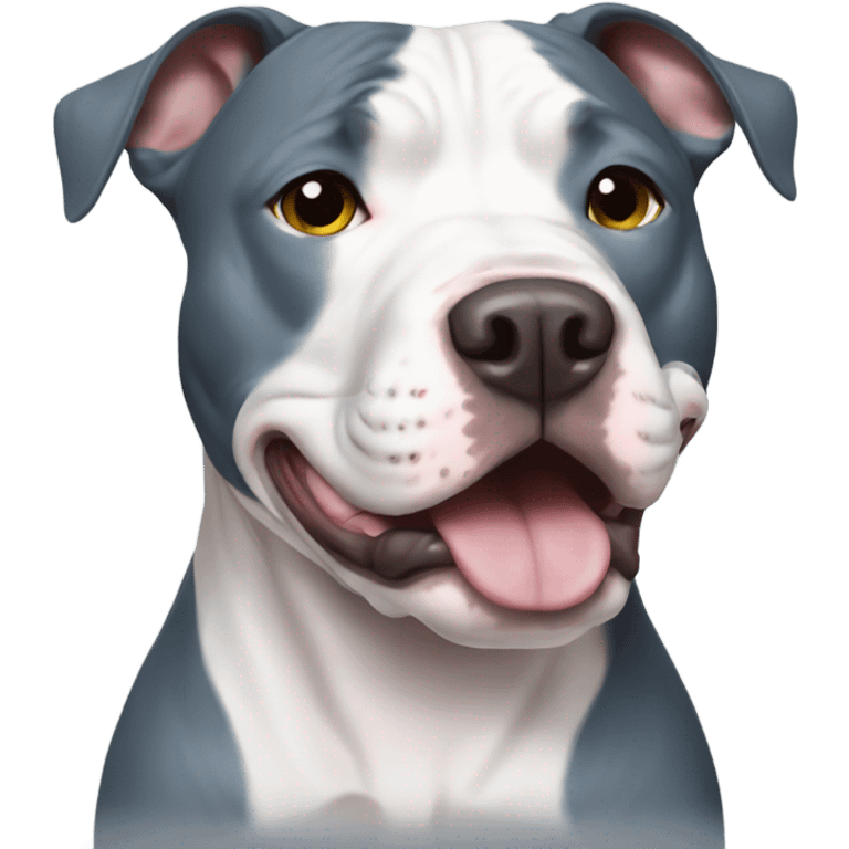 Blue nosed pitbull emoji