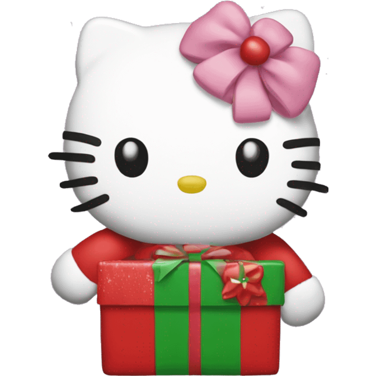 christmas hello kitty  emoji