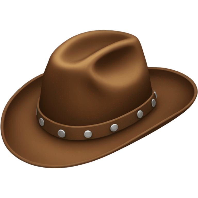 Little brown cowboy hat emoji