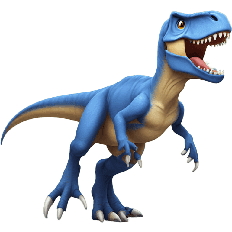 T. rex with wings on its back emoji