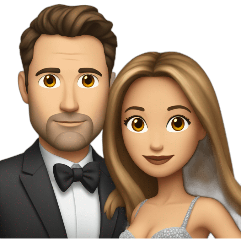 Jlo and Ben affleck emoji