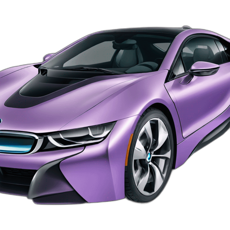 Bmw i8 purple emoji