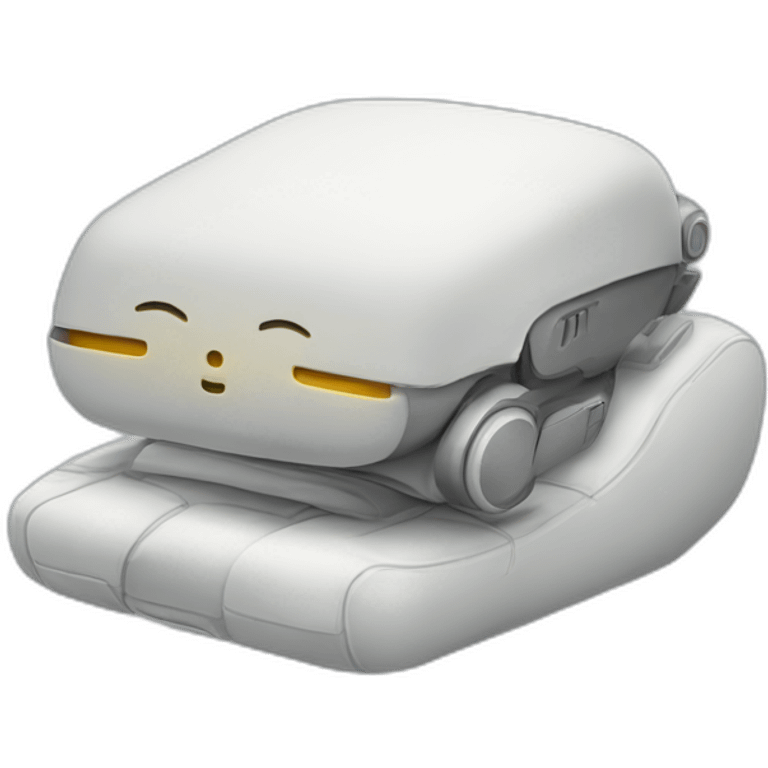 sleeping robot emoji