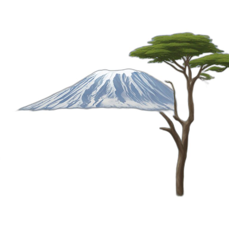 Mount kilimanjaro emoji