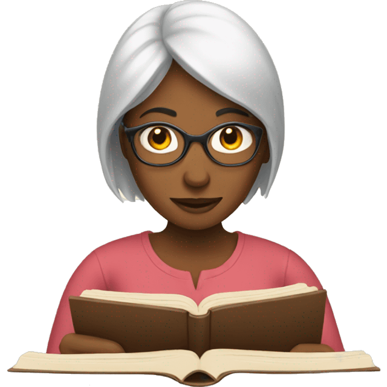 Woman reading  emoji