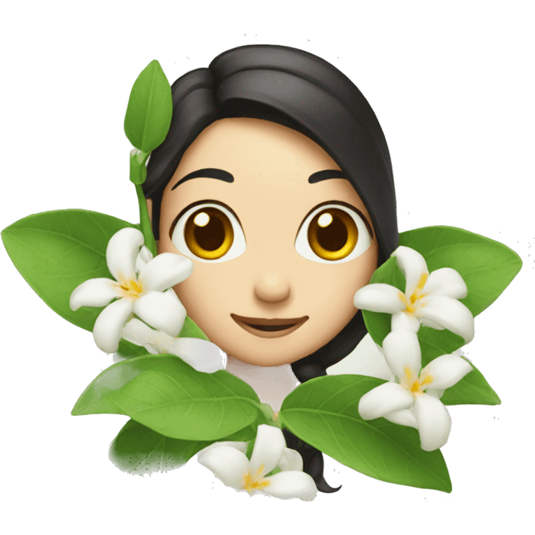 Jasmine flower  emoji