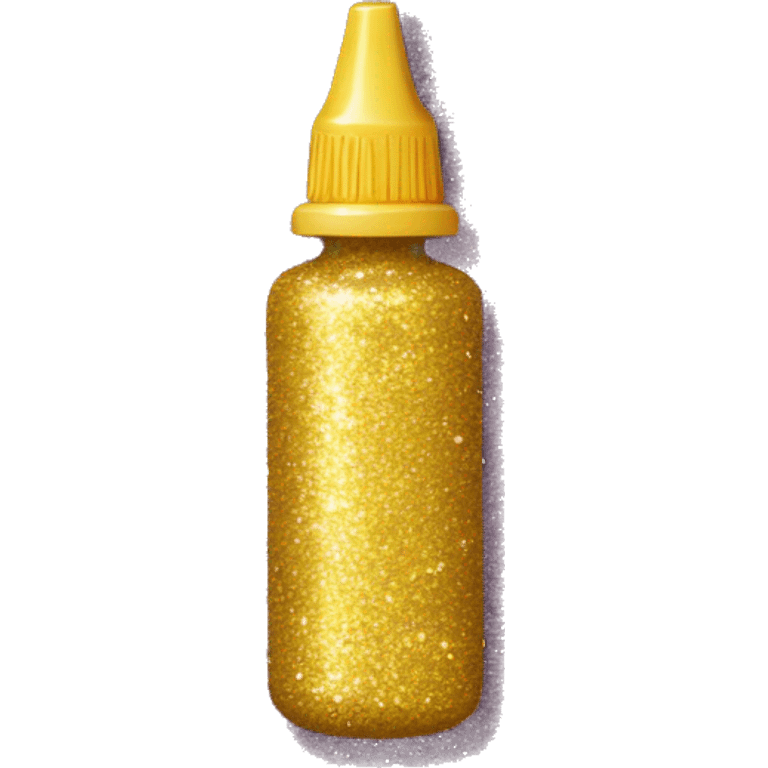 Glitter glue emoji