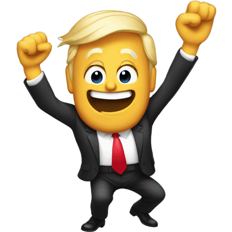 Trump dancing emoji