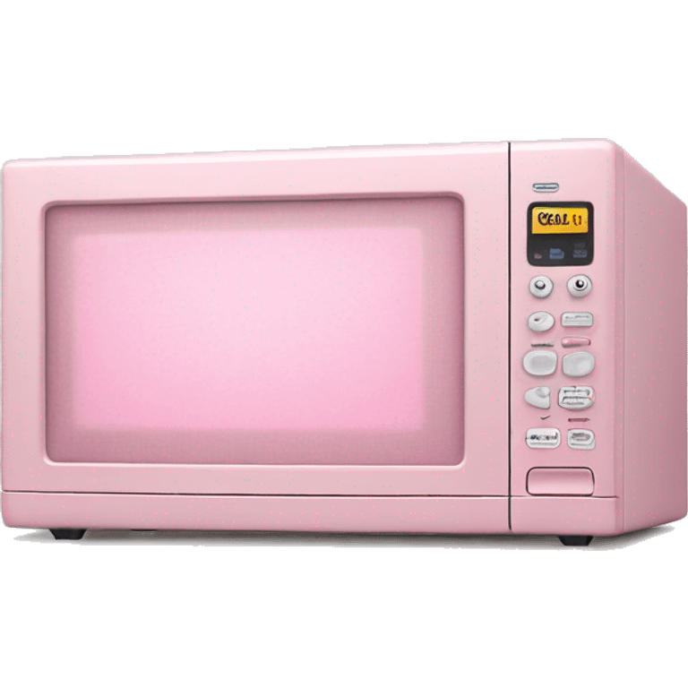 pastel pink realistic microwave emoji