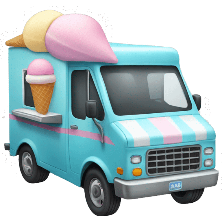 Ice cream truck emoji