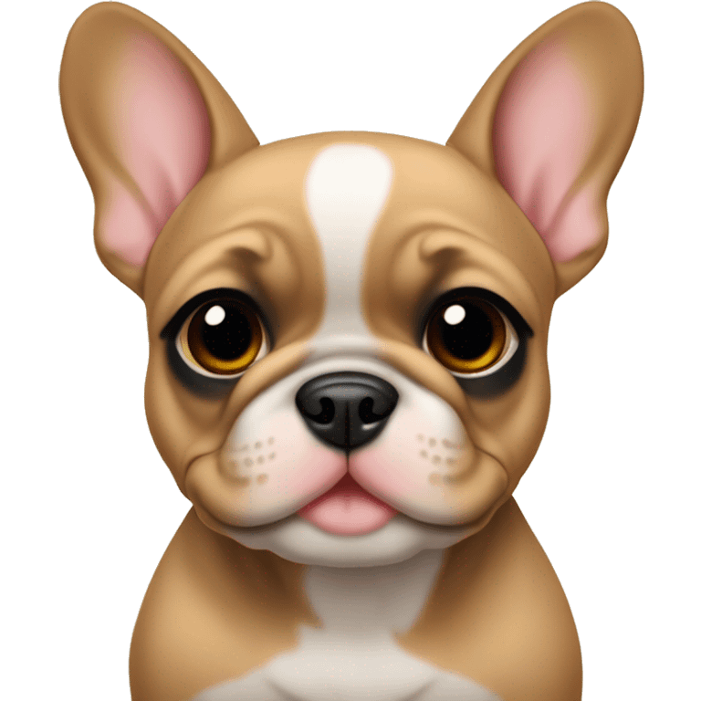 Fawn frenchie pup emoji