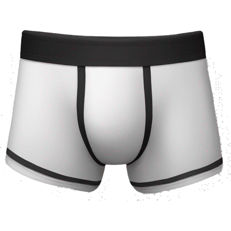 underwear boxer brief with panels on the inside emoji