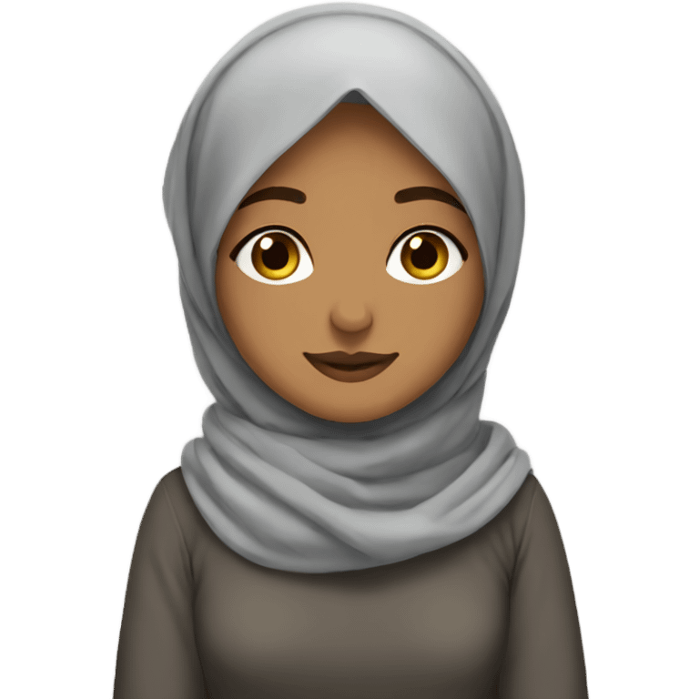 Cozy hijabi girl emoji