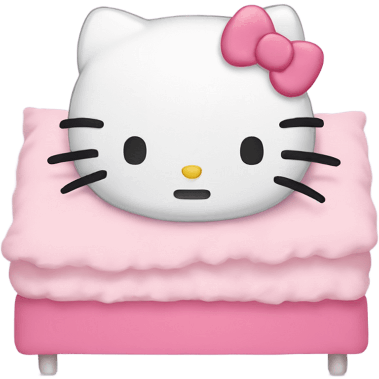 Hello kitty sleeps emoji