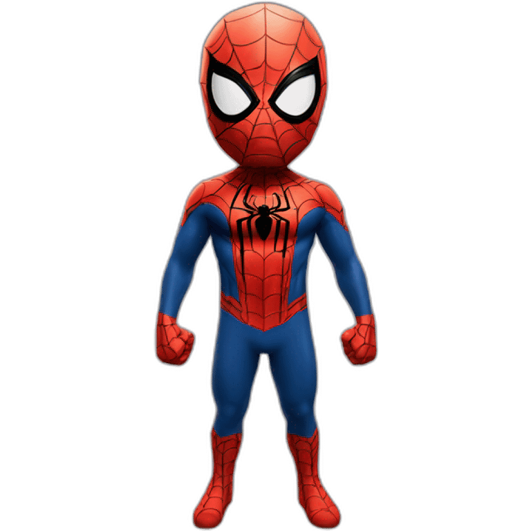 Spider man happy emoji