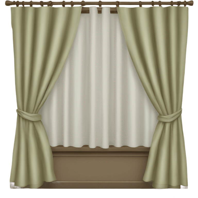 Modern curtain  emoji