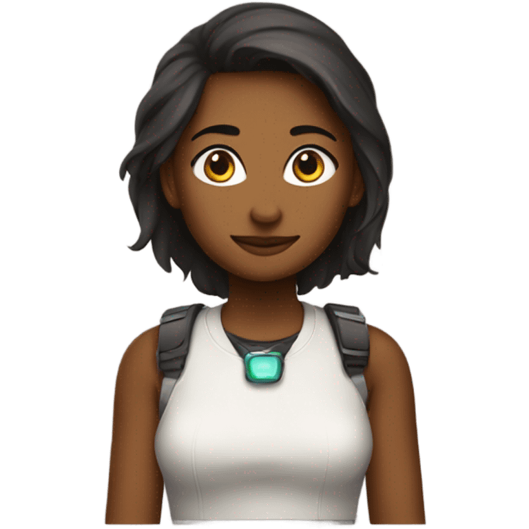 Eva with a Tierra  emoji