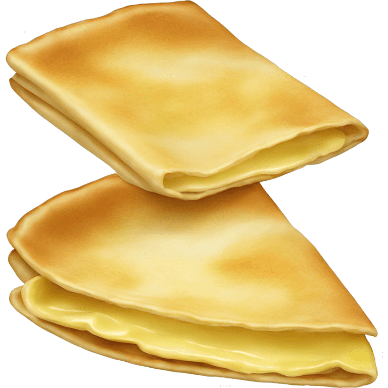 Sugar and butter crêpe emoji