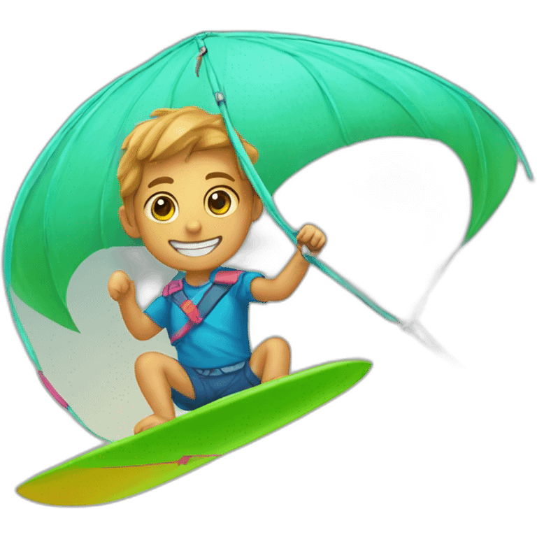 Kiter with Healing Symbol emoji